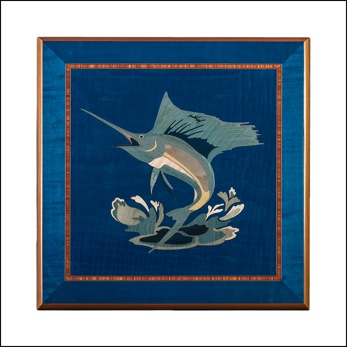Blue Marlin watch winder — side profile