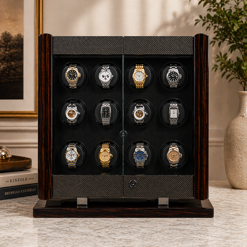 Avanti 12 watch winder — open module detail