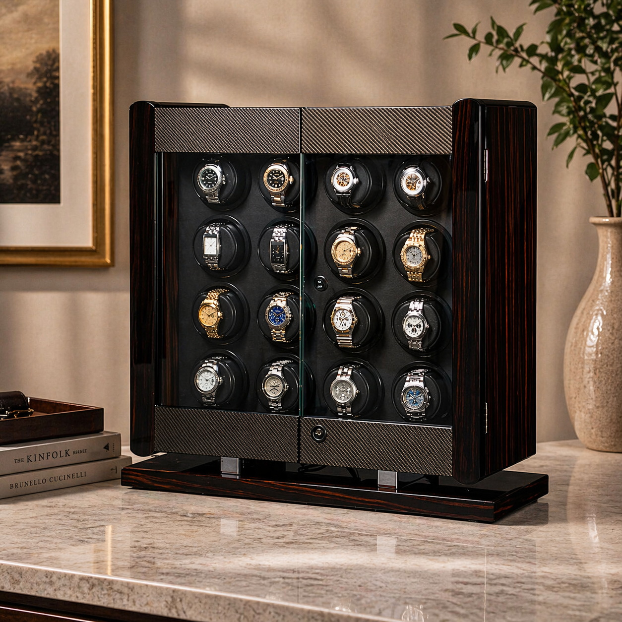 Avanti 16 watch winder — front view