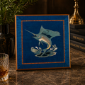 Blue Marlin watch winder — front view
