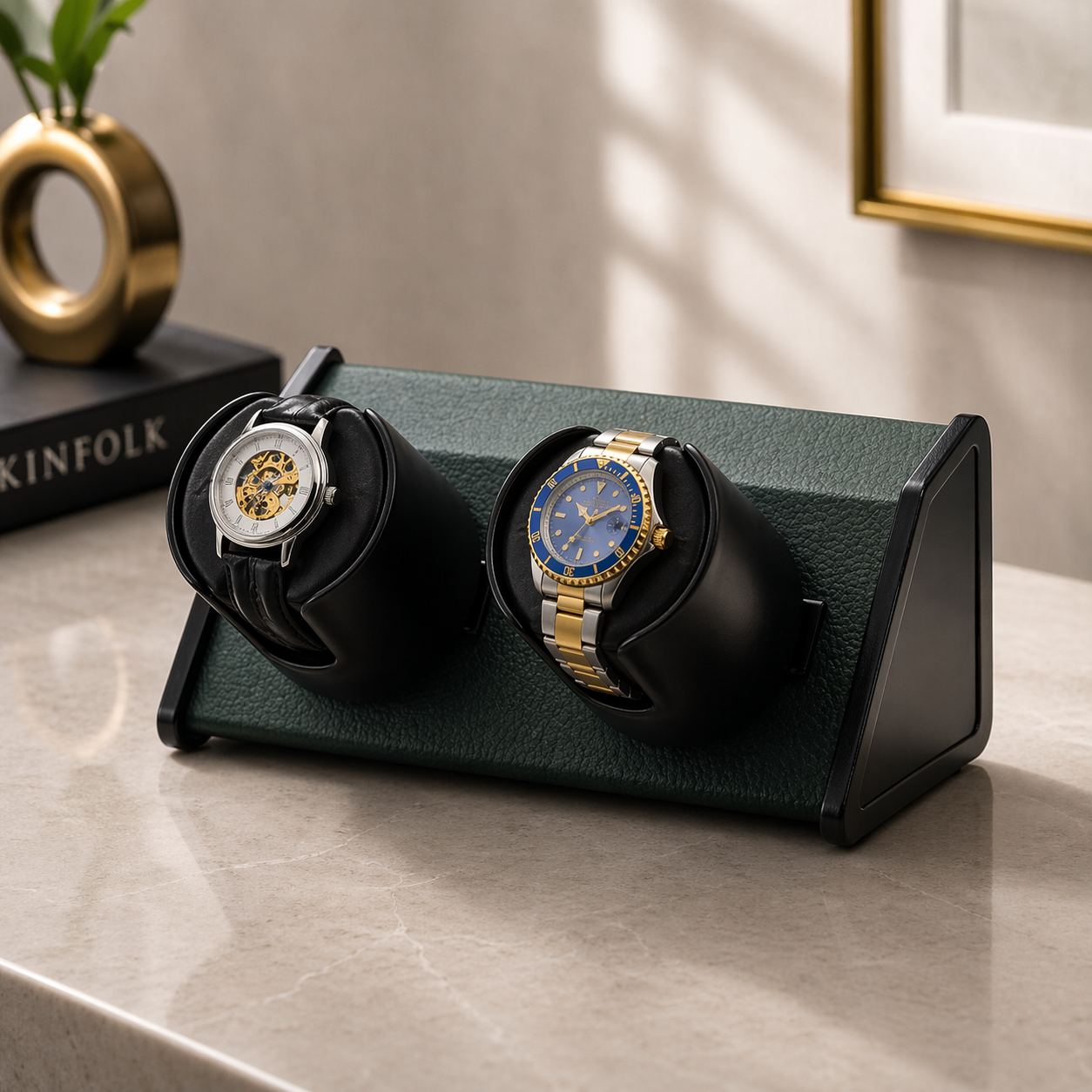 Sparta 2 Bold watch winder — side profile