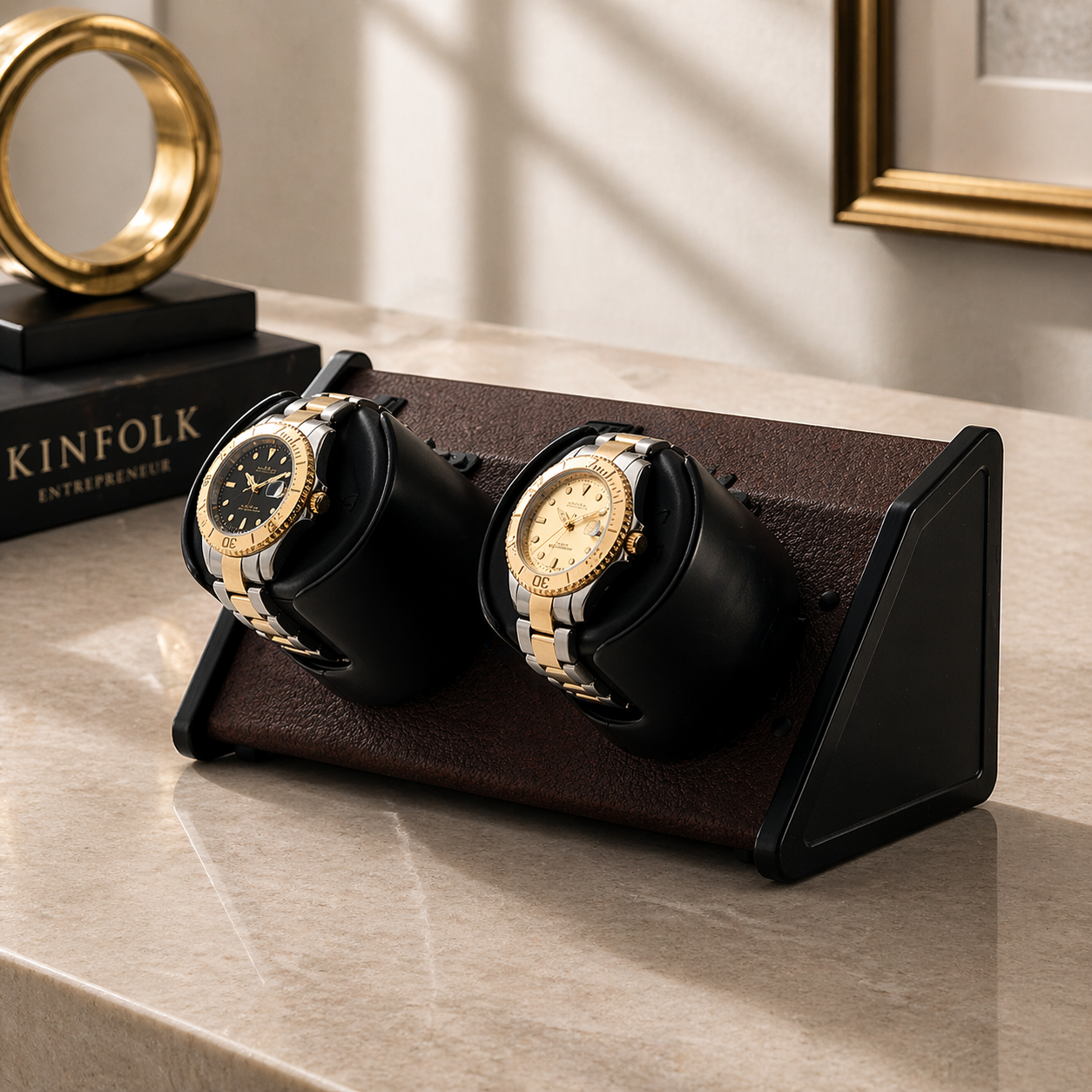 Sparta 2 Bold watch winder — open module detail