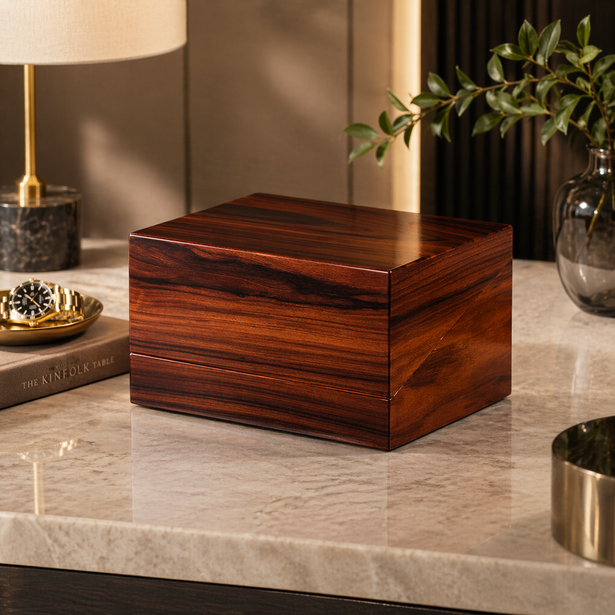Sparta 2 Deluxe watch winder — side profile