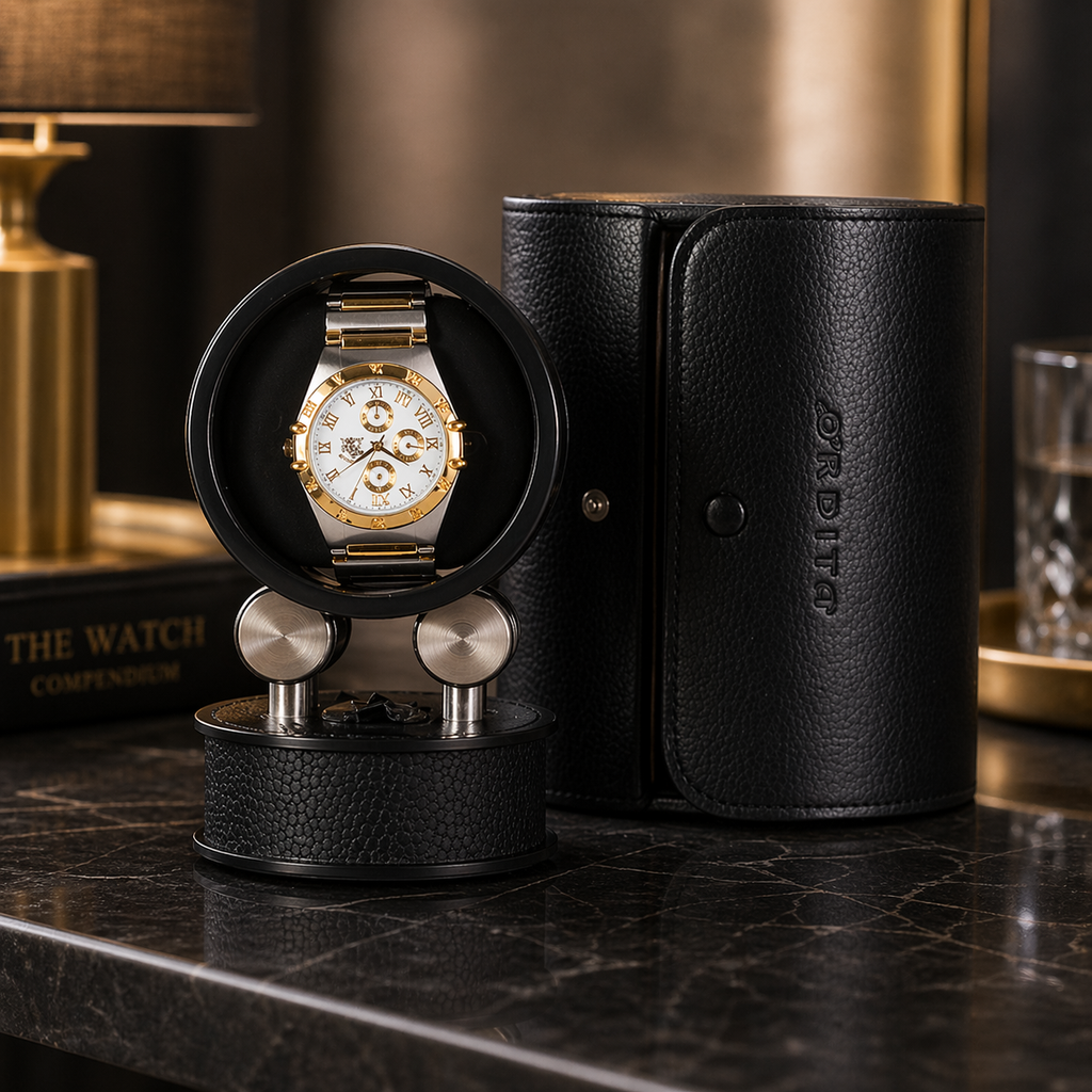 Voyager 1 watch winder — open module detail