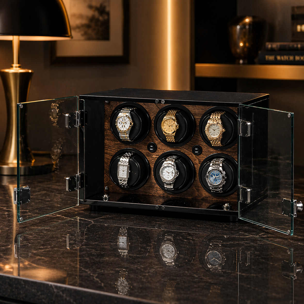 Milano 6 watch winder — side profile