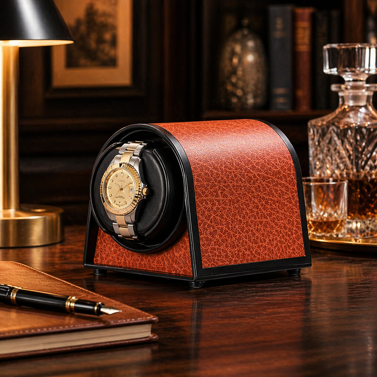 Sparta Mini watch winder — open module detail