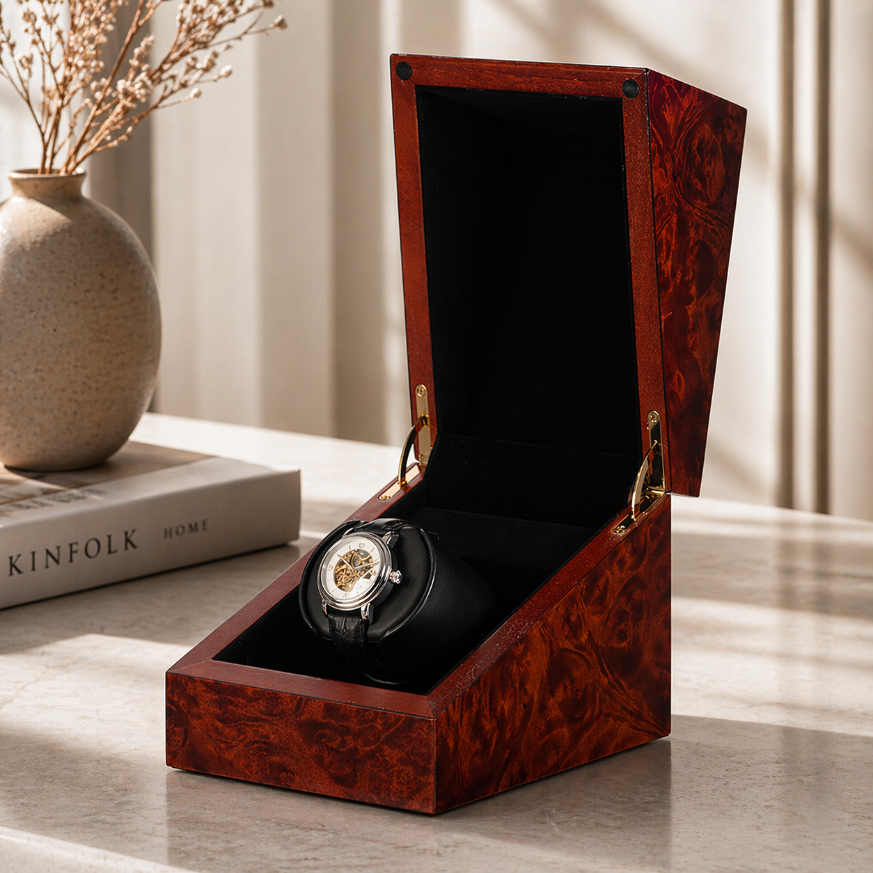 Sparta 1 Deluxe — Outlet watch winder — side profile